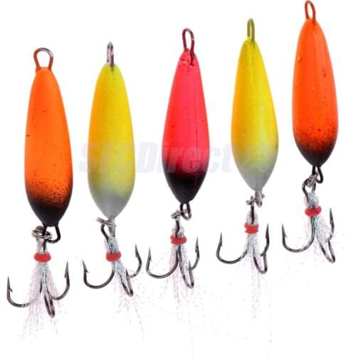 5 Pieces High Quality EVA Material Bright Fishing Lures Fishing Baits Crankbaits with Fishhooks Design Bass Fishing Tool