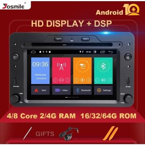 DSP 4GB 64G AutoRadio 2 din Android 10 Car DVD Multimedia For Alfa Romeo 159 Brera Spider Sportwagon Navigation Stereo Head Unit