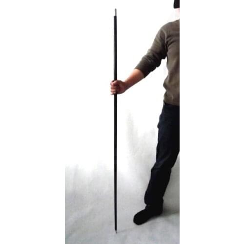 Free shipping 43-1/4" Black Metal Appearing Cane Magic Wand For Professional Magician Stage Close-up Magic Trick Magic Accessory