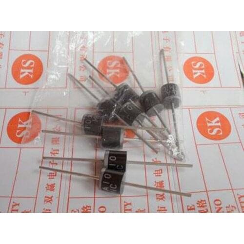 Free Shipping!! 5pcs 10A10 / rectifier diode / 10A 1000V /Electronic Component