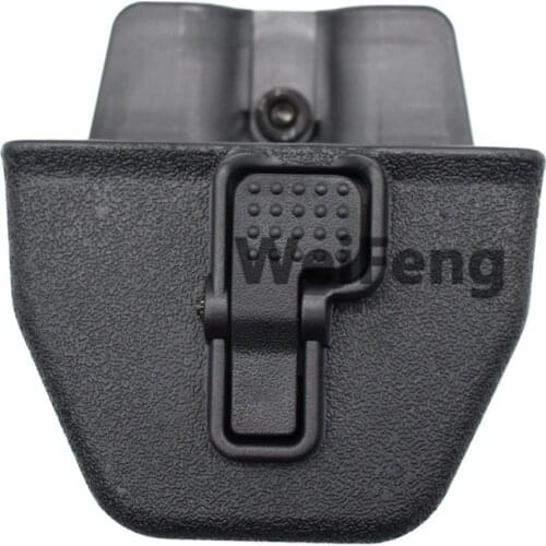 Quick Release Handcuff Holster Open Top Cuff Case 360 Degree Rotation Airsoft Handcuff Waist Bag Pouch for 1.5'' 1.75'' 2.0