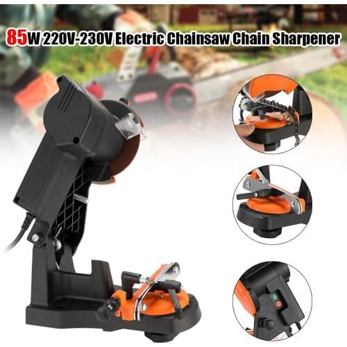 4800RPM 85W 220V-230V Household Electric Chainsaw Chain Sharpener Grinder Grinding Machine Portable Garden Tools Power Tools