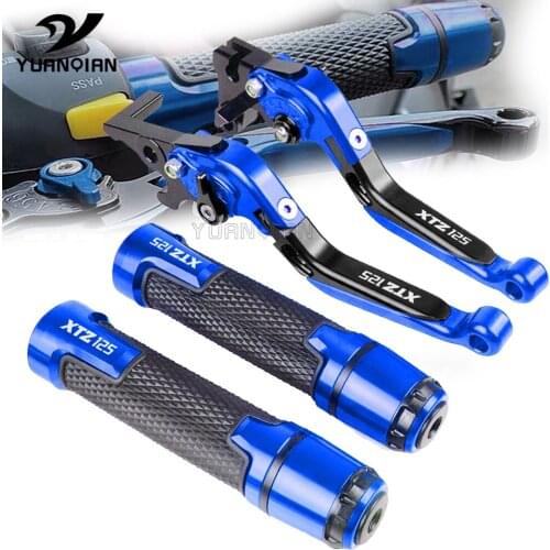 FOR YAMAH XTZ125 XTZ-125 xtz125 2014 2015 XTZ 125 CNC Aluminum Motorcycle Accessories Handle Grips HandBar Brake Clutch Lever