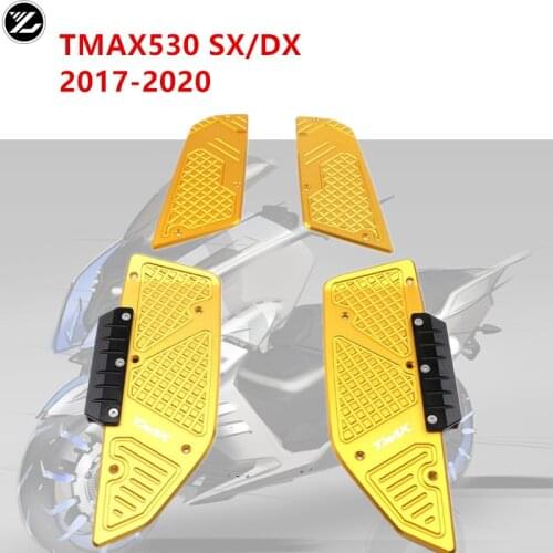 For Yamaha TMAX 530 t-max 530 tmax530 sx dx 2017-2019 2020 Motorcycle Modified CNC Footboard Steps Footrest Pedal Foot Plate