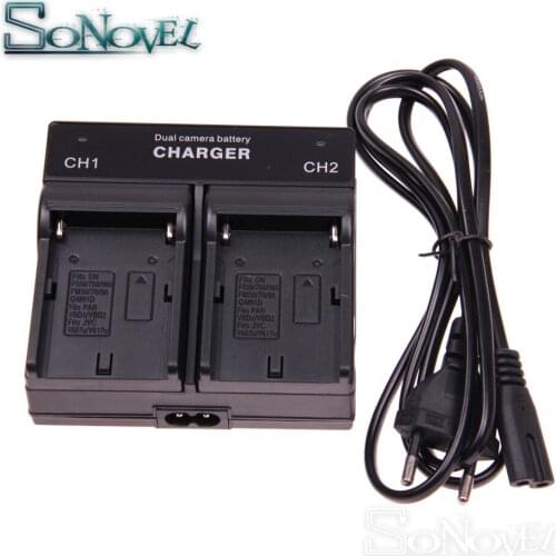 Dual Channel Battery Charger for Sony NP-FV100 FV70 FV50 NP-FH100 NP-FH70 FH60 FH50 FH40 FH30 NP-FP90 FP70 FP70 FP60 PF51 FP50