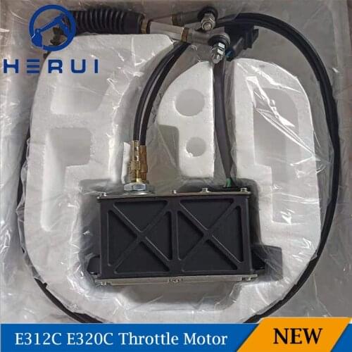 E320C E320D Excavator Throttle Motor Double Cable 2475212 247-5212 For Caterpillar Excavator Parts CAT 320C 320D Stepper Motor