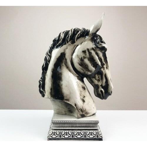 Horse Figurines Decorative Object home office horse bust