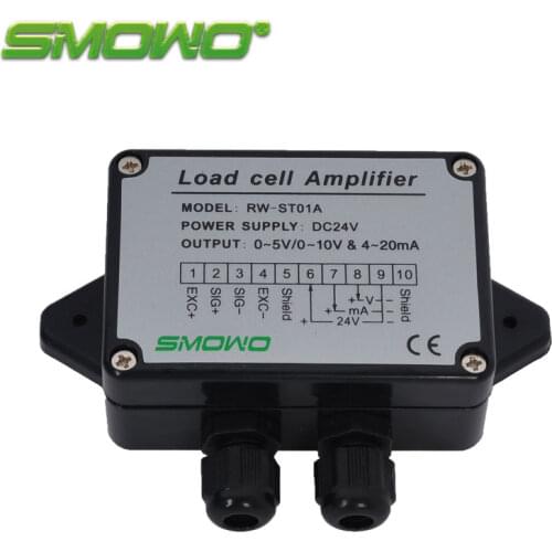 RW-ST01A Load cell / Strain Gauge Amplifier, Dual signal output(0-5V/10V&4-20mA)