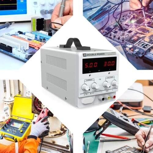 30V10A DC power supply adjustable 3 digit lab Bench power source 30V 10A AC switching Stabilized power supply Alligator Leads