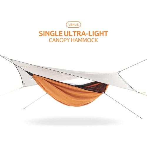 Outdoor Lightweight Portable Camping Hammock Anti-mosquito Swing Sunshade and Rainproof Canopy Hammock NH20ZP092 Naturehik