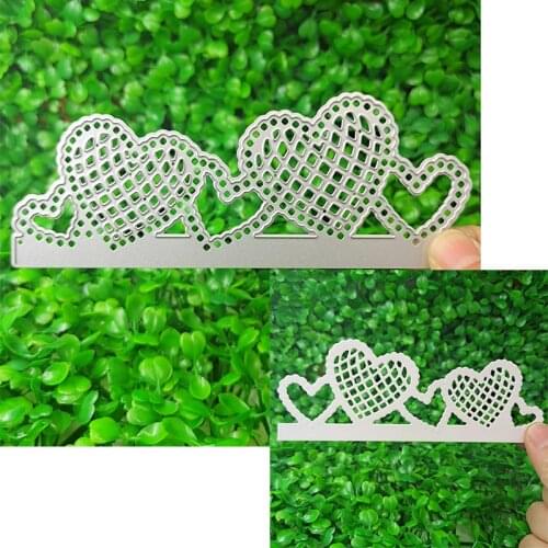 Metal cutting die suitable for DIY Christmas scrapbook album 3D greeting card making love edge template 2021 NEW