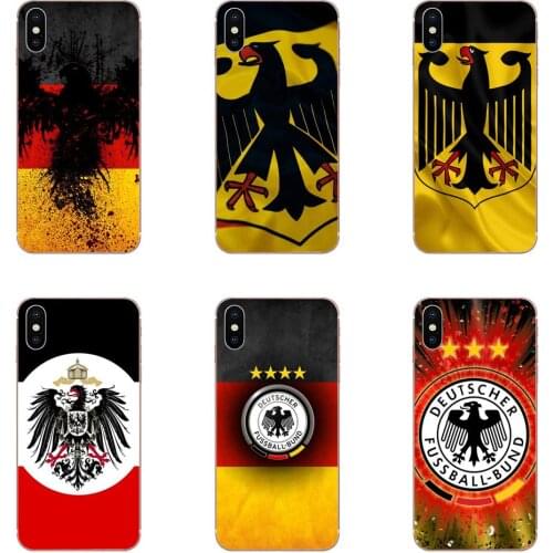 Soft TPU Hot Selling For Samsung Galaxy A90 5G A51 A71 A81 A7 A9 2018 A10 A20 A30 A40 A50 A60 A70 A80 A20E Germany Flag