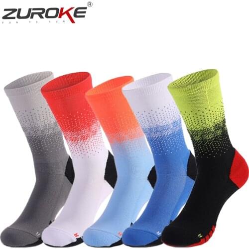 Professional Cycling Socks Fashion Thick Sports Socks Non-slip Durable Skateboard Towel Bottom Socks Stocking