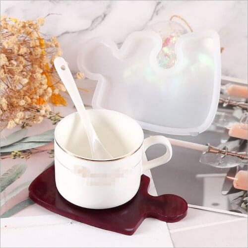 NEW Transparent Silicone Mould Dried Flower Resin Decorative DIY Puzzle coaster handmade Mold epoxy resin molds for jewelry