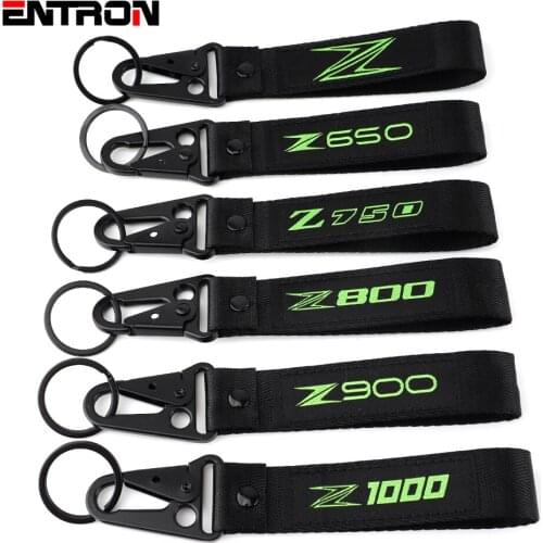 New Design Embroidery Badge Keychain For Z650 Z750 Z800 Z900 Z1000 Z 650 750 800 900 1000 Motorcycle Keyring Key Chain Pendant