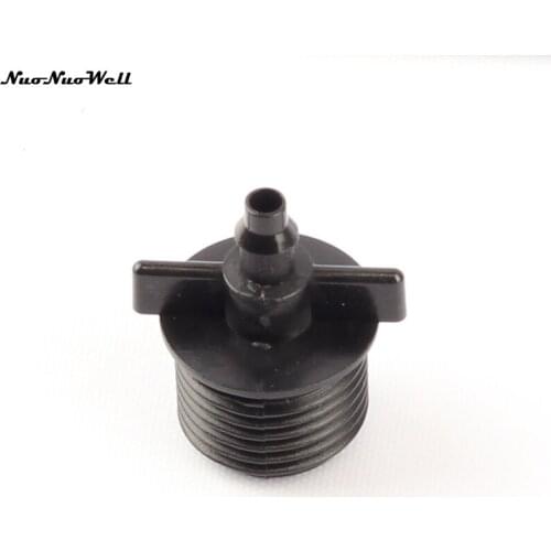 15pcs NuoNuoWell 1/2" Male Thread to 4/7mm Barbed Reducing Straight Connector Irrigation Garden Veg Plot Drip System Fittings