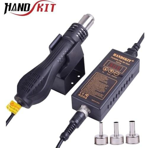 600W Hot Air Gun Constant Temperature BGA Rework Solder Station Hot Air Blower Portable Heat Gun For Cell-phone BGA SMD Repair