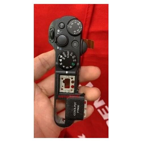 95%New Repair part For DH4148 For Nikon Coolpix P7800 Top Cover Unit With Mode Dial And Button