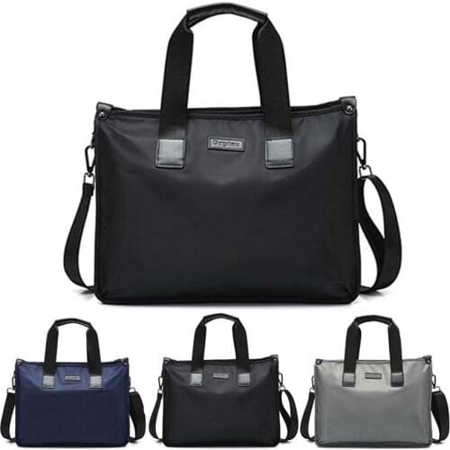 Laptop Bag 14 Inch Notebook Briefcase Bag For Documents MenS Handbag Nylon Waterproof Bussiness Men Portable Shoulder Bag