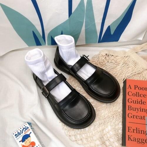 Lolita Shoes Women Shoes Low Heel Round Head Bowknot Comfortable Ulzzang Shoes Japanese Sneakers Platform Vintage Shoes Harajuku