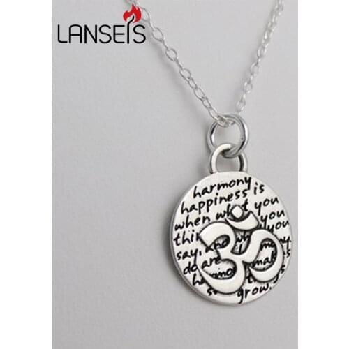 1pcs Inspirational OM (Ohm) Charm NecklaceCute Animal girl Friends Pendant