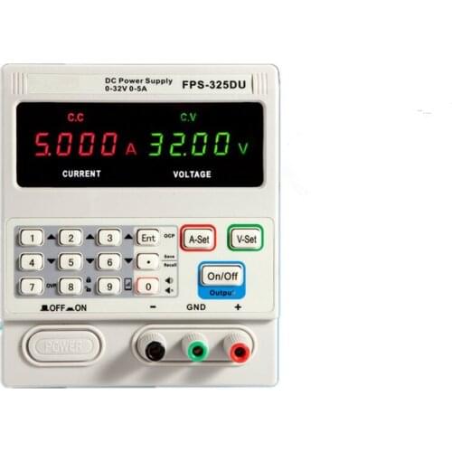 High Quality DC 32V 5A Power Supply Adjustable 4 Digit LCD Display Digital for Mobile Phone Signal Repair Meter USB Interface