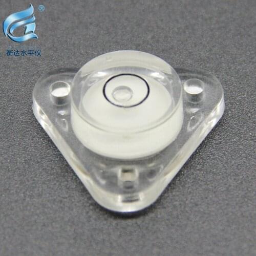 10 Pieces/Lot) High-precision level bubble round horizontal bubble level spirit level plastic triangle horizontal bubble