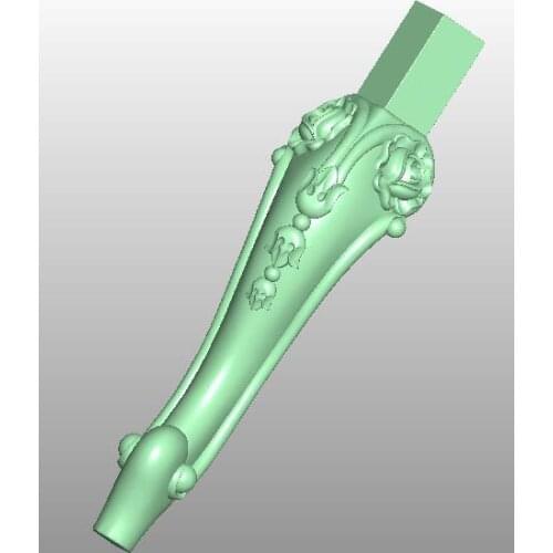 3D model STL format file for cnc router engraving furniture sofa cabinet chair leg pattern Artcam 842