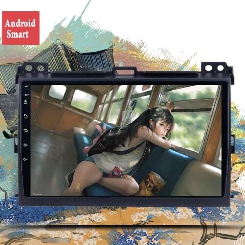 6+128Gb Octa core for Toyota Land cruiser Prado 120 Car radio multimedia player autoradio gps navigation LC120 GX470 android DVD