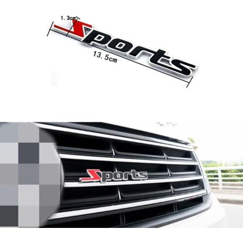 Car Styling 3D Metal Car Stickers Sport for Audi A1 A2 A3 A4 A5 A6 A7 A8 Q2 Q3 Q5 Q7 S3 S4 S5 S6 S7 S8 TT TTS RS3 RS4 RS5 RS6