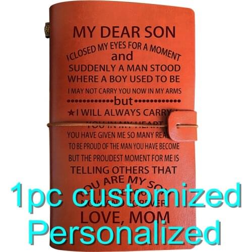 Engraved Leather Journal Dropshipping Suppliers Usa Store BJ021 A6 Notebook Diary Customized Gift For Best Friend Own Logo Gift