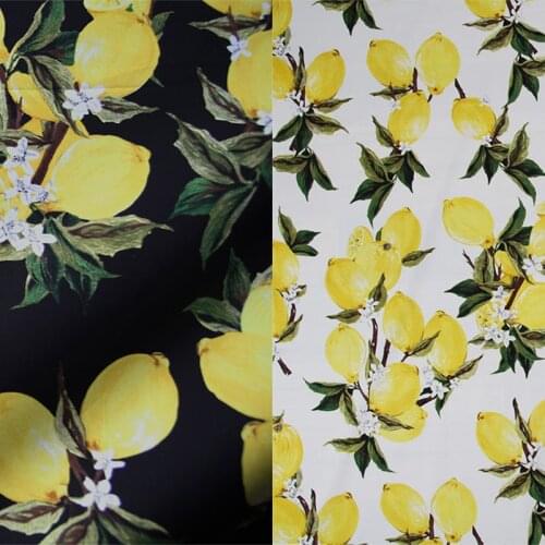 Cotton fabric lemon printed Vintage patchwork fabric Bundle quilting tilda fabric for sewing Diy cloth