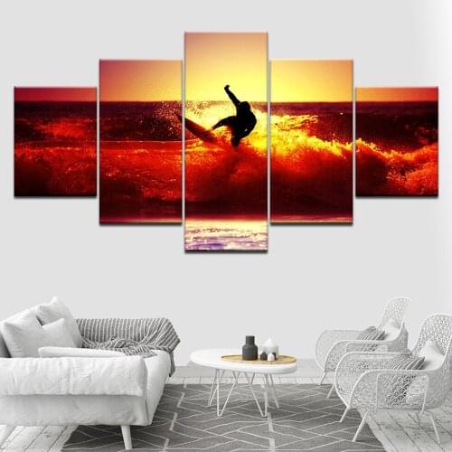 Sea Sunset surfing diamond painting Full Square Round Drill DIY 5d painting diamond embroidery for living room decor New arrival