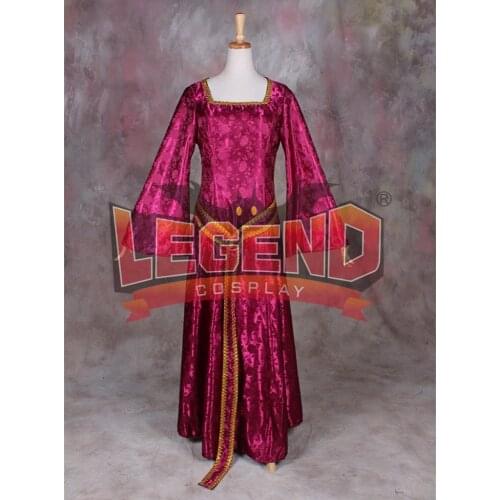 Mother Gothel Costume Withch Gothel Dress costume red dress