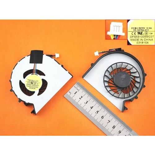 New Laptop Cooling Fan for HP ProBook 450G0 455G0 450G1 455G1 For Discrete Video card PN: DFS531005MC0T KSB06105HB CPU Cooler