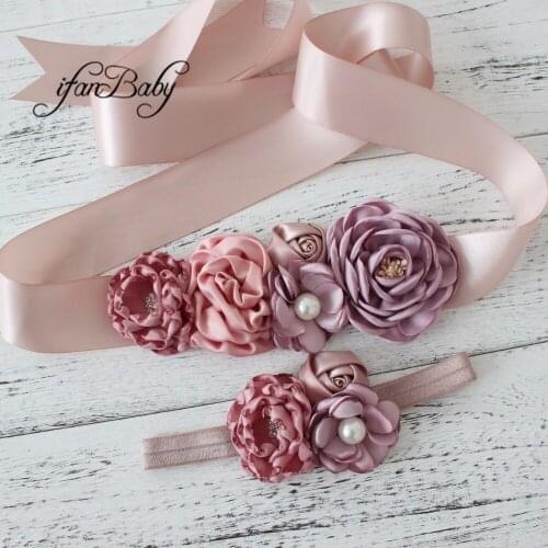 Fashion Women Girl Belt, FLOWER Sash Belt Wedding Sashes belt