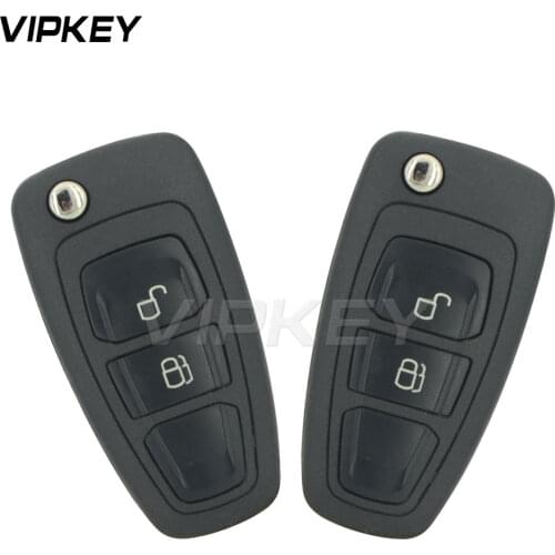 Remotekey 2pcs 5WK50165 5WK50166 5WK50168 5WK50169 For Ford Ranger C-Max Focus Grand Mondeo 2 button 433mhz FSK 4D63 chip HU101