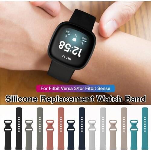 Watchband Strap For Fitbit Versa 3 For Fitbit Sense Smart Bracelet TPU Wrist Strap Smart Watch Strap Watches Accessories