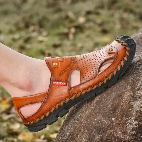 Sandal Men Shoes Sandali Da Uomo Sandel For Men Summer Shoes Beach Sandals Fashion 2020 Work Unisex Sneakers Sandales De Luxe