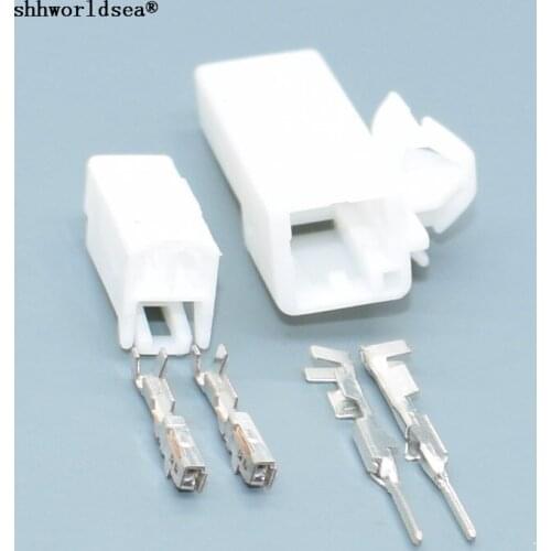 Shhworldsea Unsealed 2 Pin/Way 7282-5845 7283-5845 Male Female Auto Reader Coil Plug Automotive Light Socket For Toyota