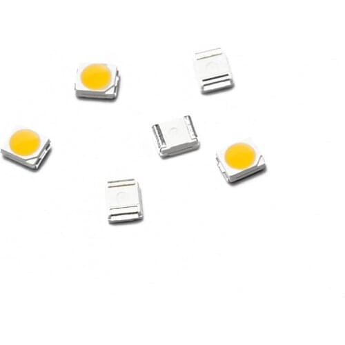 100pcs/Pack SMD 3528 0.06W Low Power LED Diodes 3000K 4000K 6000K White 395nm UV 460nm Blue 520nm Green 590nm Yellow 620nm Red