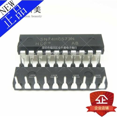 In stock New 100% Original 10pcs/lot TIIC SN74HC573N DIP-20
