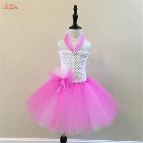 Baby Girl 20*23CM 9 Inch Crochet Tutu Tube Tops Chest Wrap Wide Crochet Tops for DIY tutu Dress supplies 9Z SH939