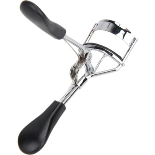 1 pc New Portable Women Makeup Eyelash Curler Curling with Black Grip Eyebrow Clip Eyelash Cosmetic Makeup Tools & Accessories