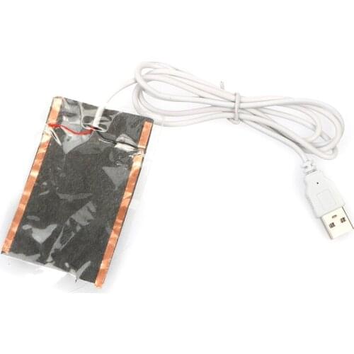 1pc Winter 5V USB Heating Heater Plate Warm Plate For Mouse Pad Shoes Golves Portable Warm Plate