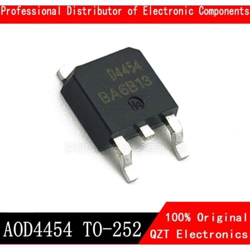 10pcs/lot AOD4454 TO-252 24454 TO252 D4454 MOS transistor liquid crystal In Stock