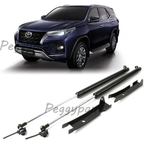 2Pcs Gas Charged Front Hood Bonnet Lift Supports Struts Springs Shocks Damper Props Fit For Toyota Fortuner