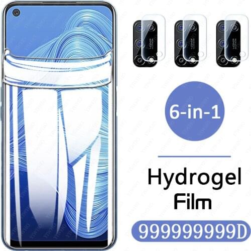 999D Clear Hydrogel Film Screen Protector for OPPO Realme 7 5G RMX2111 6.5" Soft Film on Realme7 75g Camera Lens Soft Glass