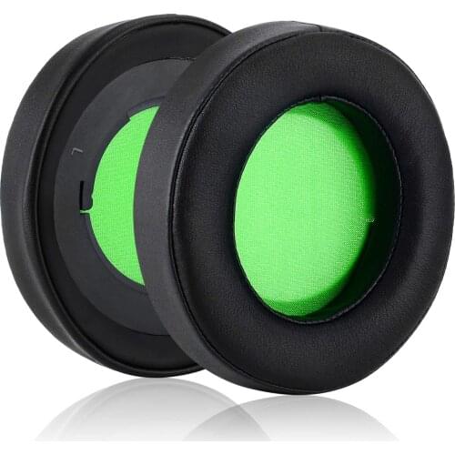 EarPads For Razer Kraken Pro V2 Gaming Headset - Foam Pad Soft Leather Foam Gaming Ear Cushions 1 Pair Oval Earcups