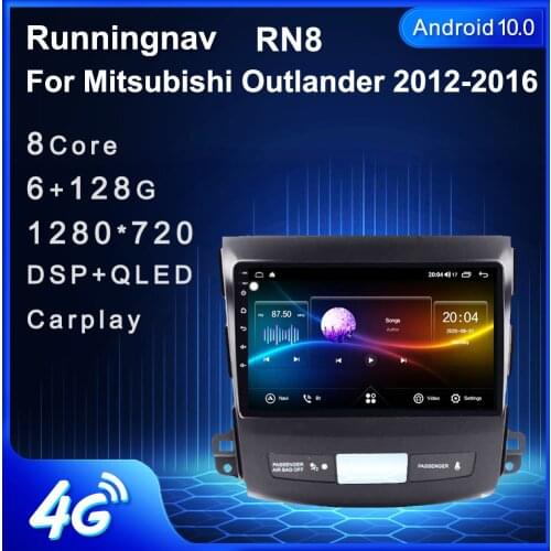 4G LTE Android 10.1 For Mitsubishi Outlander XL Citroen C-Crosser Multimedia Car DVD Player Navigation GPS Radio